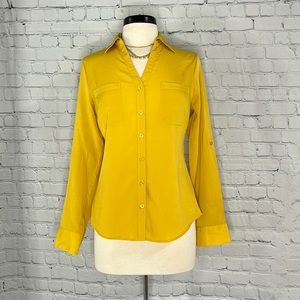 ✨Sweet Wanderer-Button Up Long Sleeve Blouse💛 M